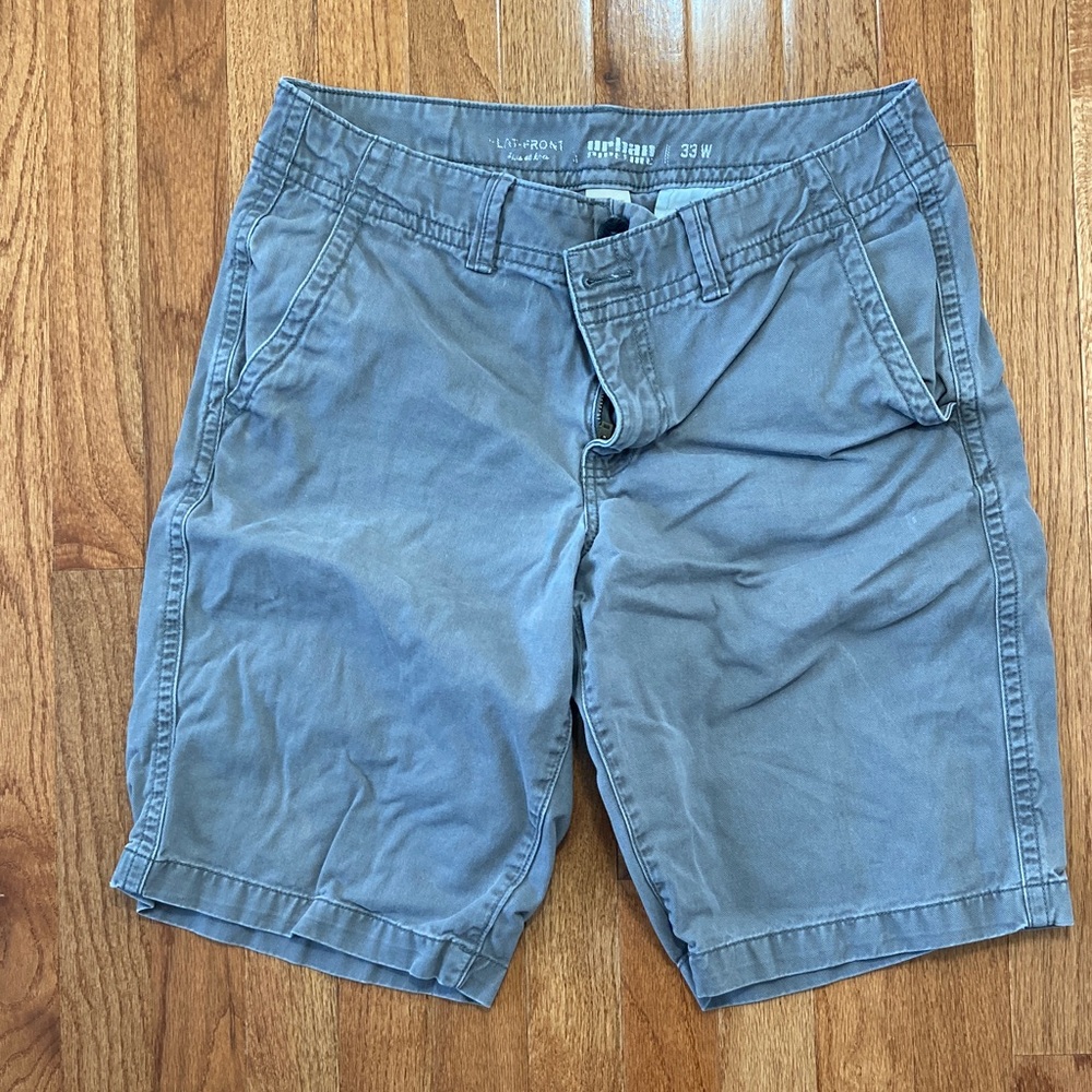 Urban Outfitters Gray Flat Front Shorts